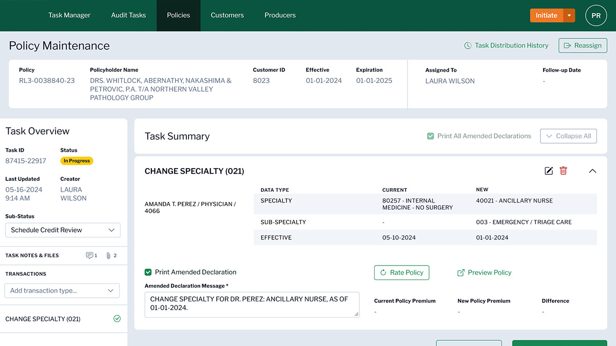 Insurance ecosystem platform